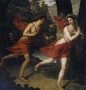 Robert Bateman Pauline as Daphne Fleeing from Apollo oil painting on canvas